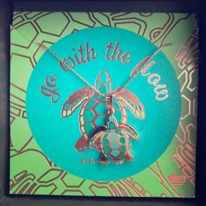 Alex and Ani turtle necklace